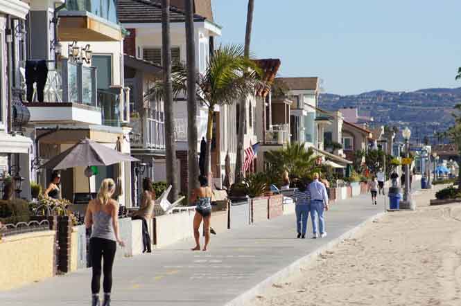 Orange County boardwalk